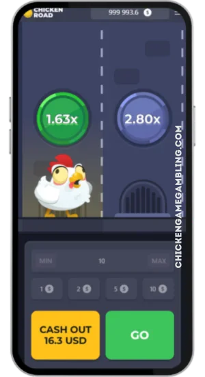 Chicken Road cashout x1.63